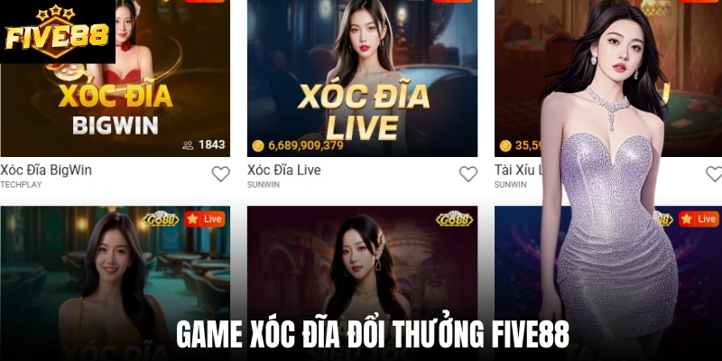 Game Xóc Đĩa Đổi Thưởng Five88 - Dự Đoán Nhanh, Thưởng Sốc